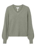 Object Collectors Item OBJMALENA STRIKKET PULLOVER, Seagrass, highres - 23035493_Seagrass_910914_001.jpg