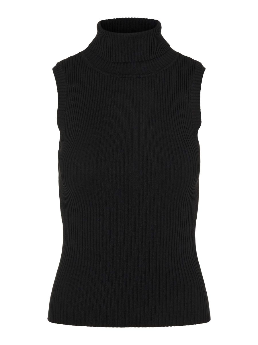 OBJECT COL GEBREIDE TOP, Black, highres - 23036847_Black_001.jpg