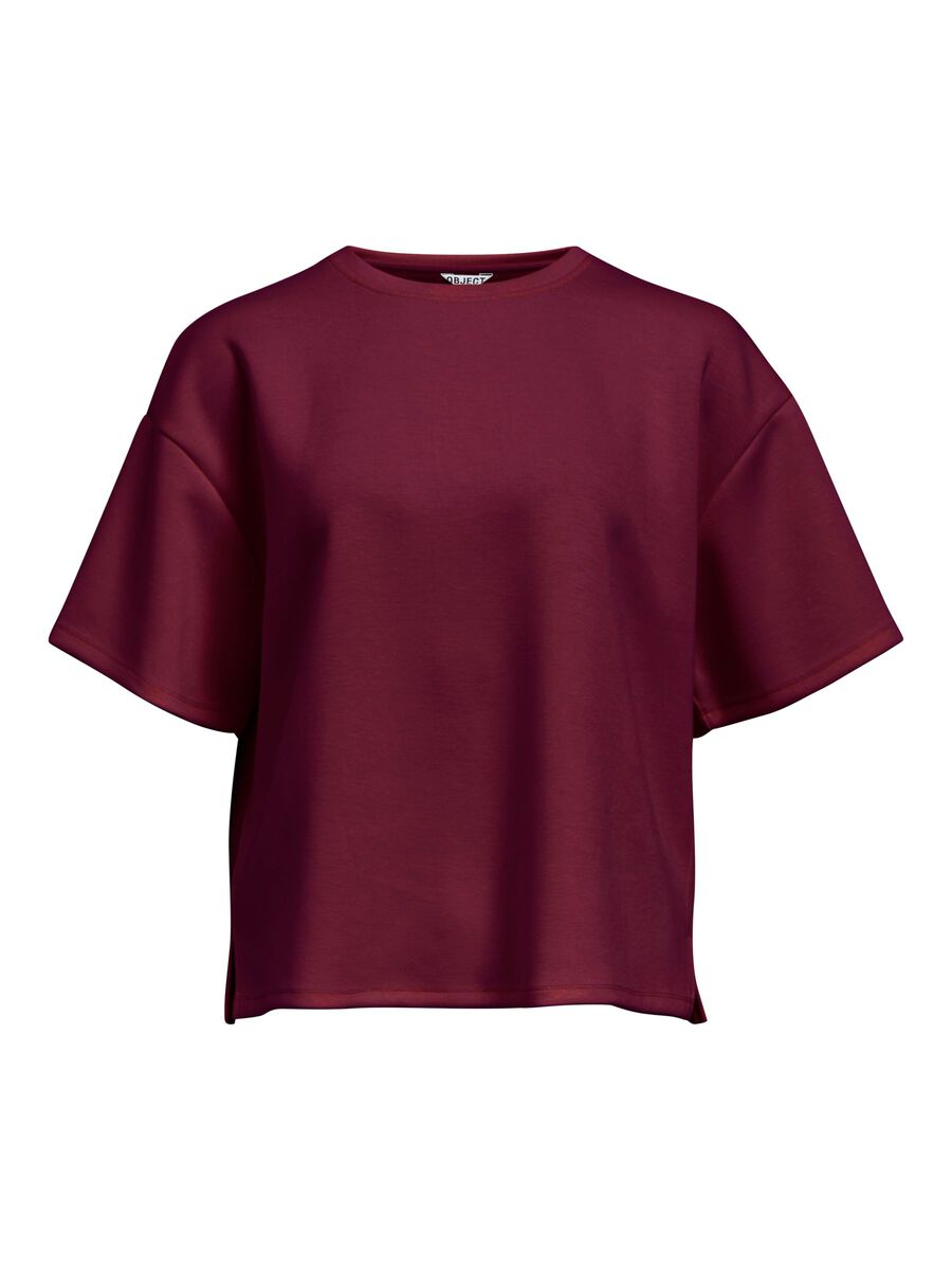 Carousel image - BOXY T-SHIRT, Windsor Wine | 1