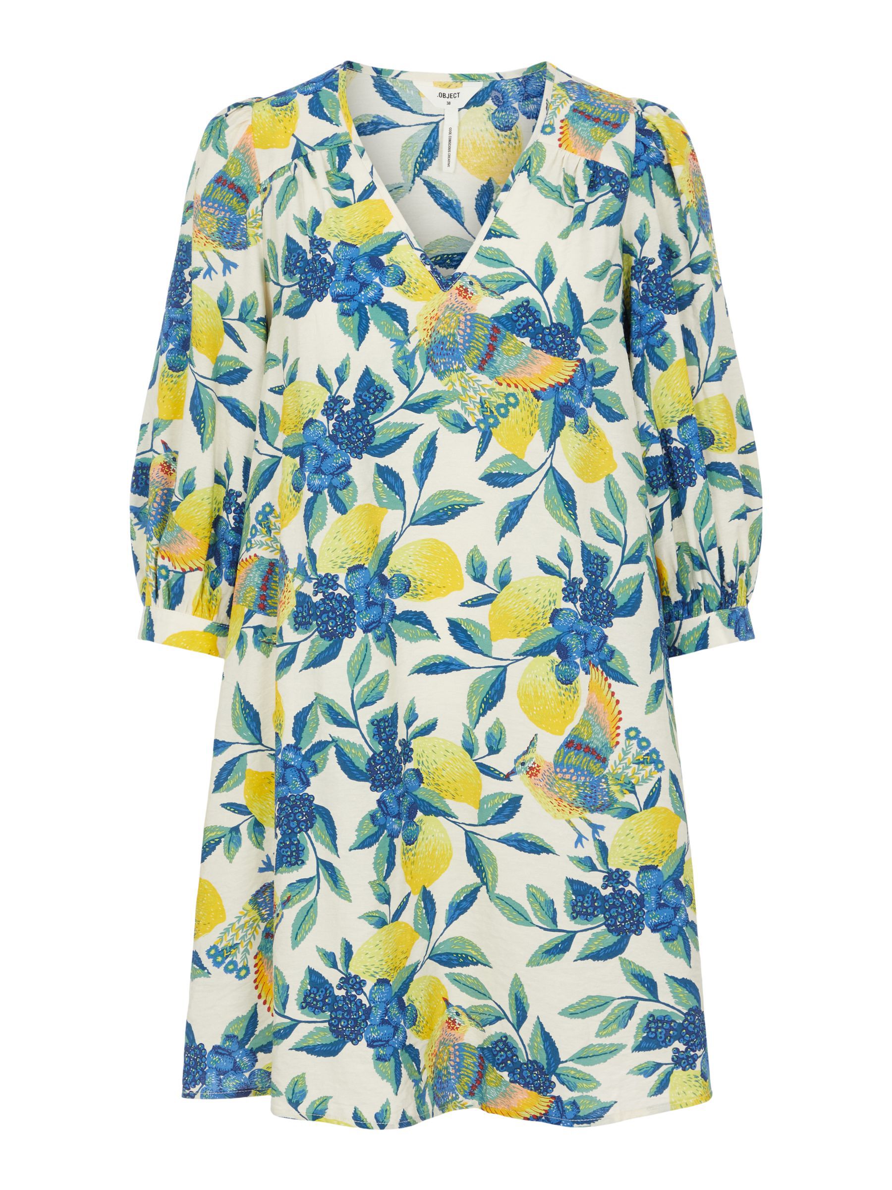 robe imprimé citron