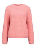 Product image thumbnail - GERIPPTES PULLOVER, Lantana | 1