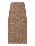 Product image thumbnail - HIGH-WAIST MIDDELLANGE ROK, Sepia | 1