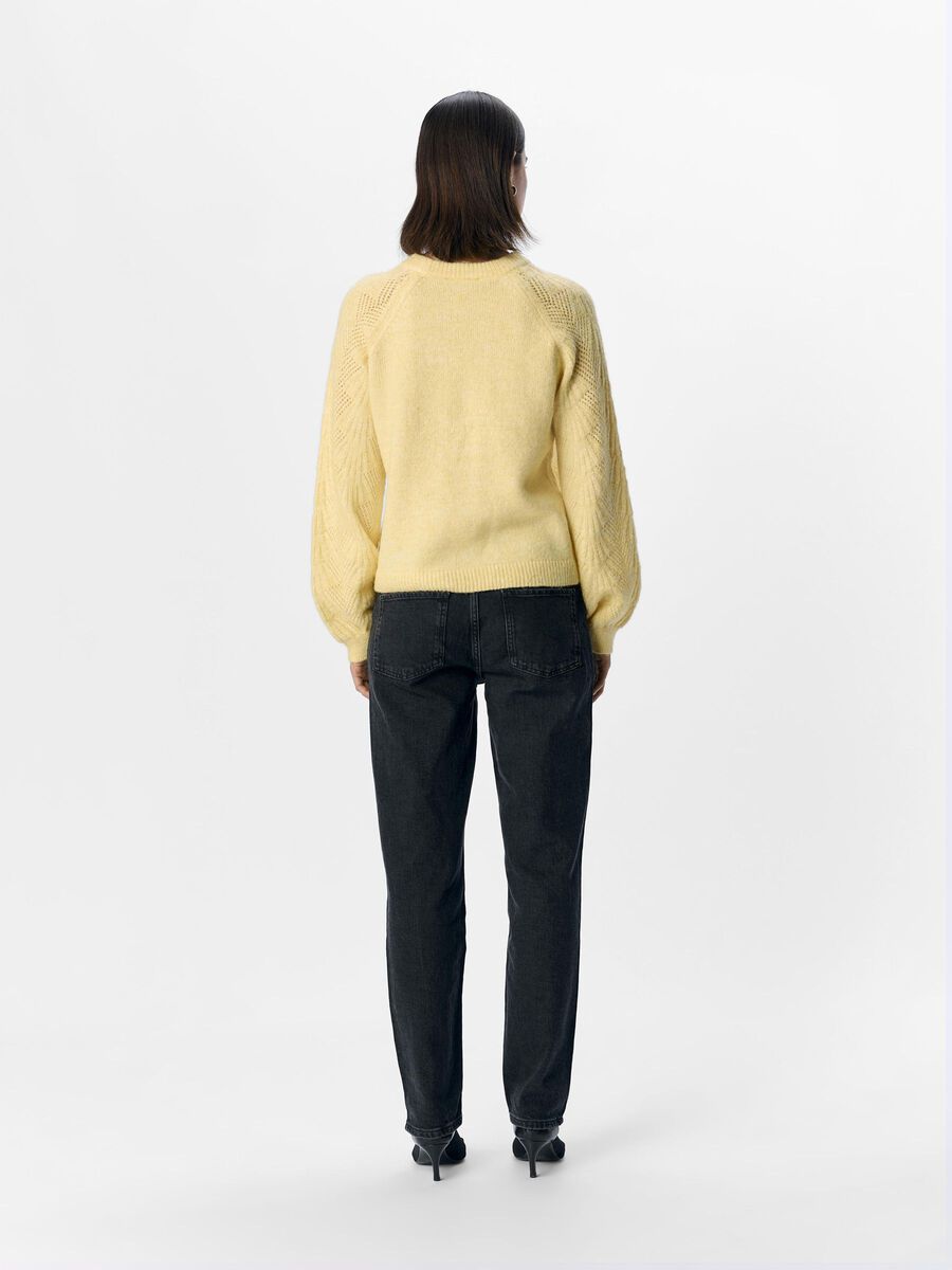 OBJECT STRIKKET PULLOVER, Daffodil, highres - 23044646_Daffodil_1123569_004.jpg