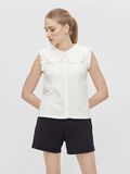 Object Collectors Item PETER PAN COLLAR SLEEVELESS TOP, Bright White, highres - 23035248_BrightWhite_003.jpg