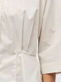 Product image thumbnail - PEPLUM SKJORTA, White Sand | 5