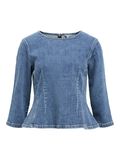 Product image thumbnail - DENIM TOP, Medium Blue Denim | 1