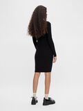 Object Collectors Item V-NECK KNITTED DRESS, Black, highres - 23032973_Black_004.jpg