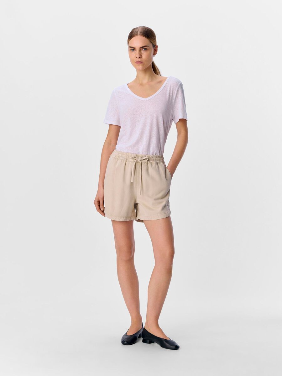 OBJECT RELAXED DENIM SHORTS, Sandshell, highres - 23046631_Sandshell_005.jpg