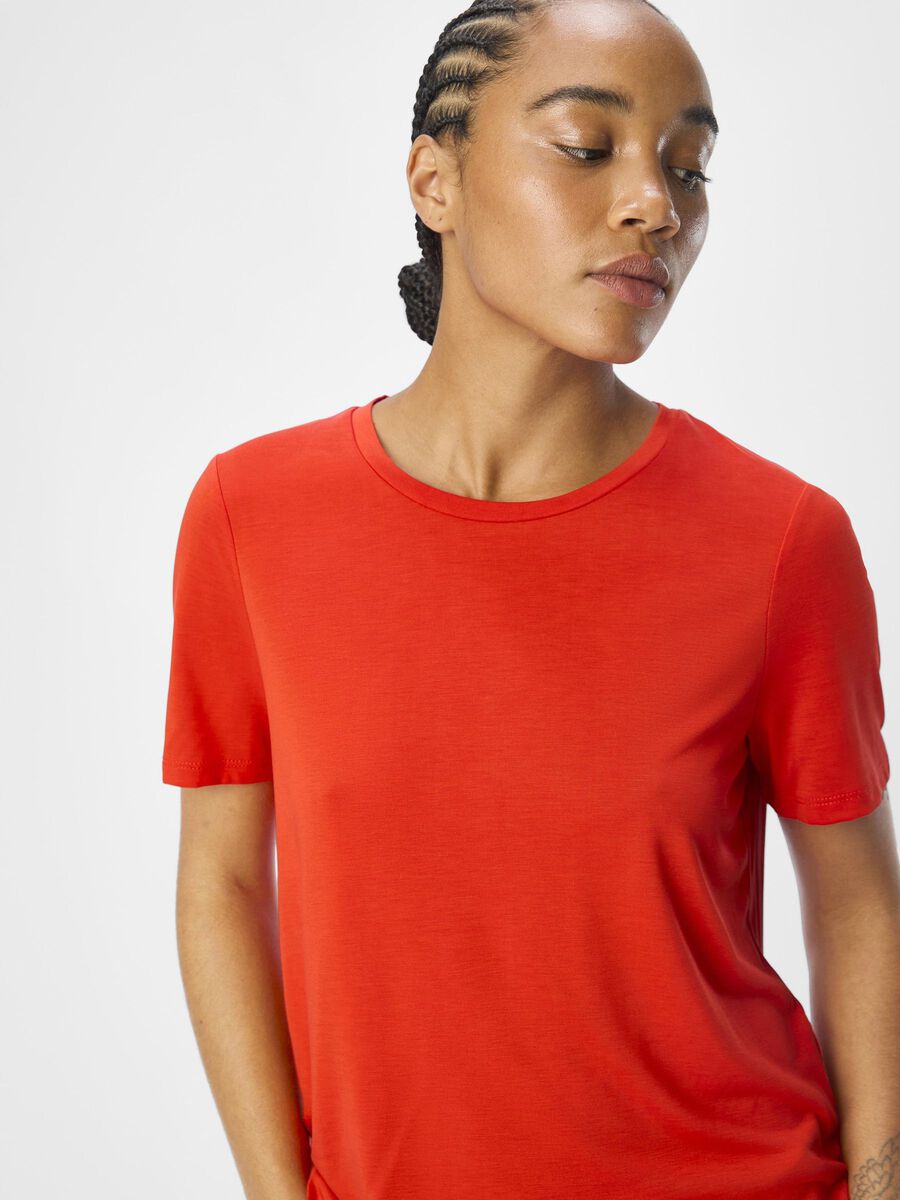 Carousel image - OBJANNIE T-SHIRT, Flame Scarlet | 5
