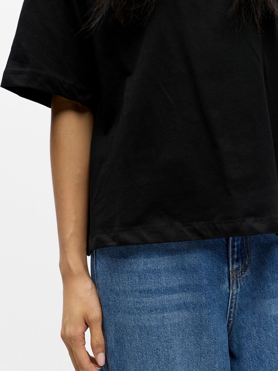 Product carousel image - LOOSE FIT T-SHIRT, Black | 3