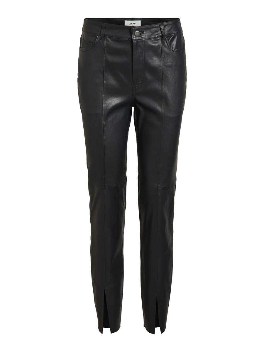 Object Collectors Item PANTALONI IN PELLE, Black, highres - 23036245_Black_001.jpg