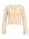 OBJECT LIGHTWEIGHT KNITTED CARDIGAN, Sandshell, highres - 23046073_Sandshell_001.jpg