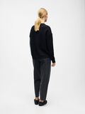 Product image thumbnail - KNITTED PULLOVER, Black | 3