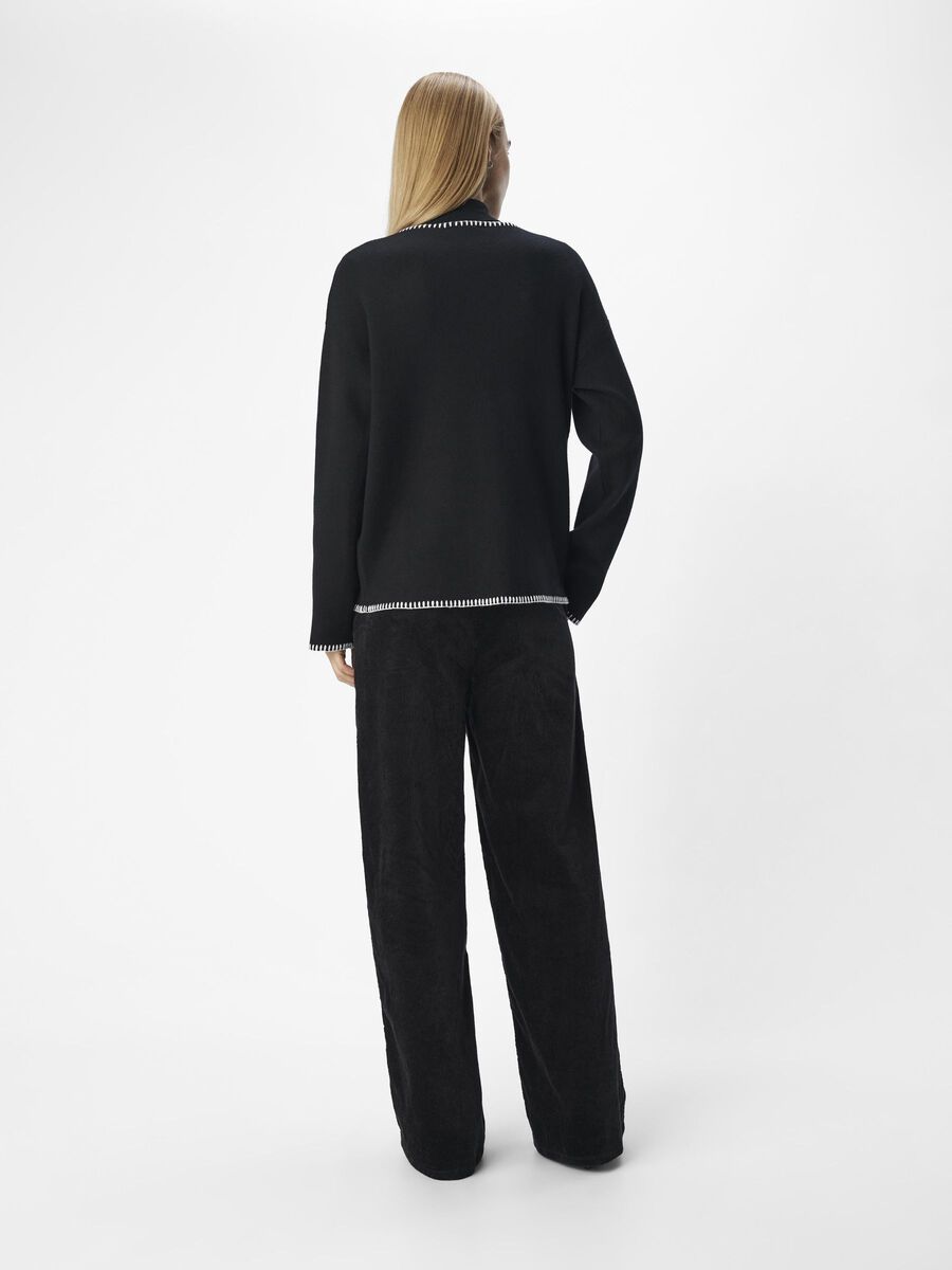 OBJECT CARDIGAN, Black, highres - 23046216_Black_1173352_004.jpg