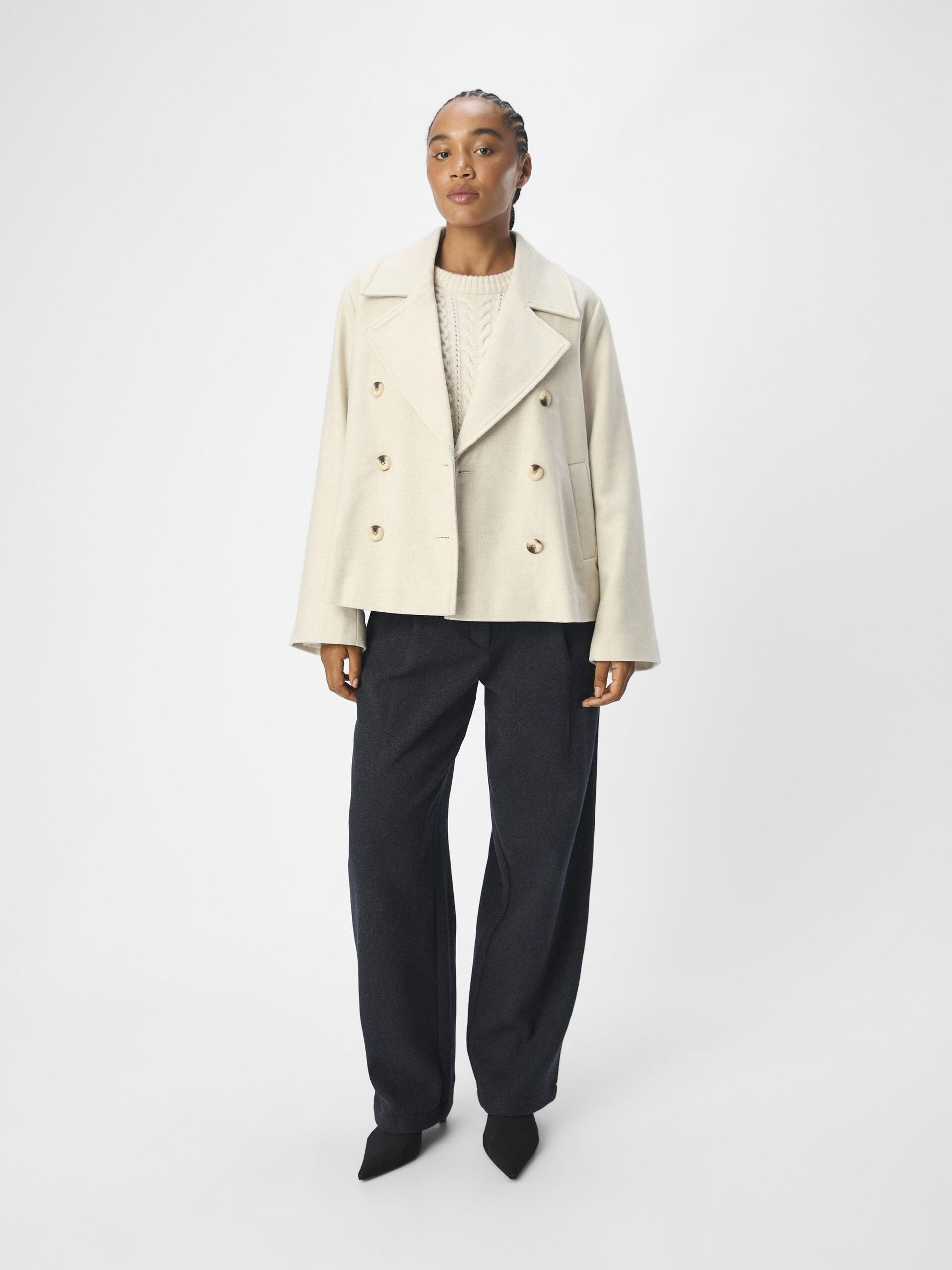 Carousel image - OBJKEILY - COURT VESTE, Sandshell | 4
