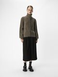 OBJECT ZIP-UP KNITTED CARDIGAN, Morel, highres - 23044658_Morel_1123566_005.jpg