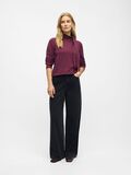 Product image thumbnail - DÉTAIL NŒUD PULL EN MAILLE, Mauve Wine | 4