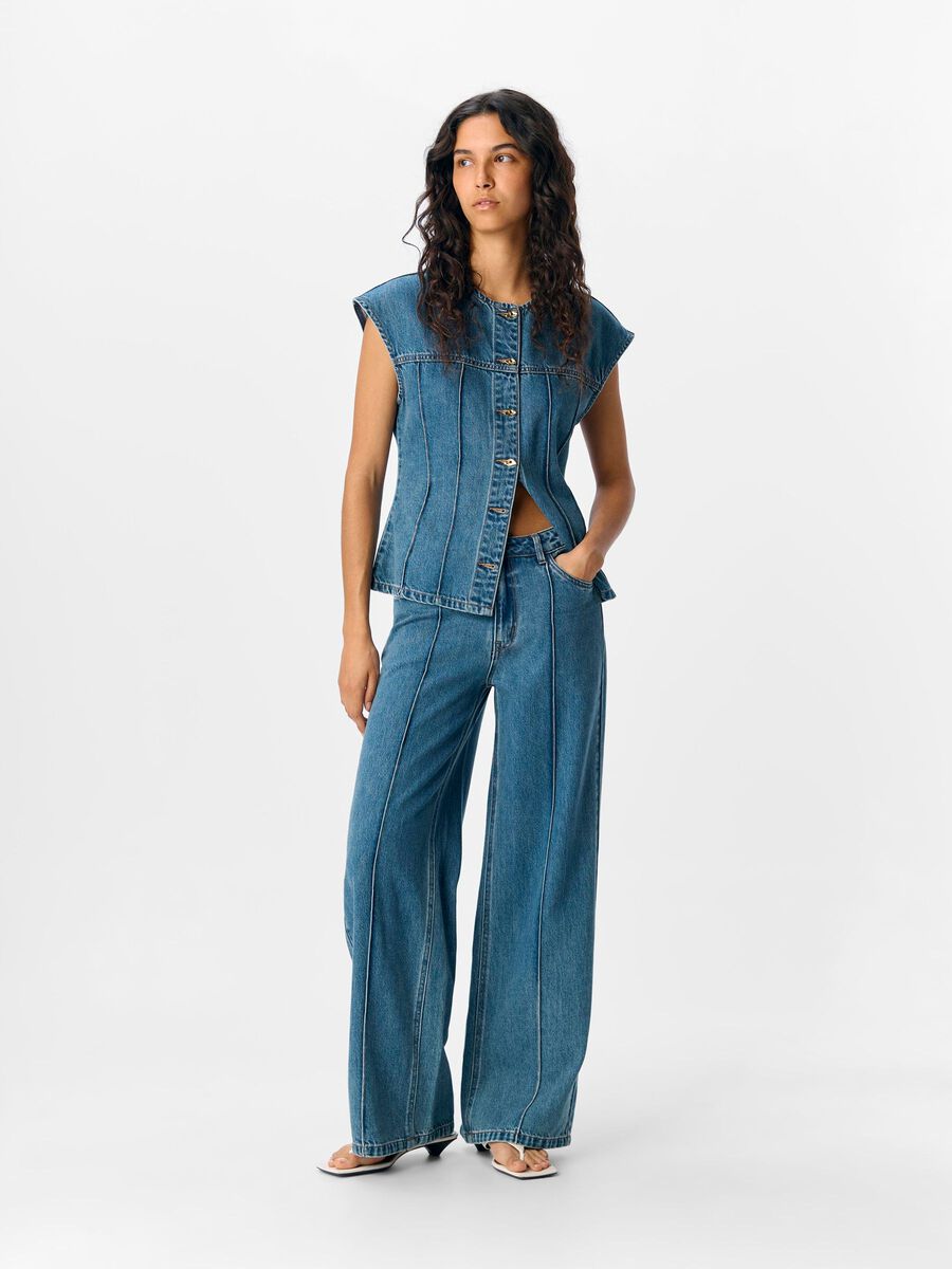OBJECT WIDE FIT JEANS, Medium Blue Denim, highres - 23047248_MediumBlueDenim_005.jpg