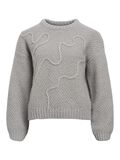 OBJECT TEXTURIERTER STRICKPULLOVER, Medium Grey Melange, highres - 23046873_MediumGreyMelange_001.jpg
