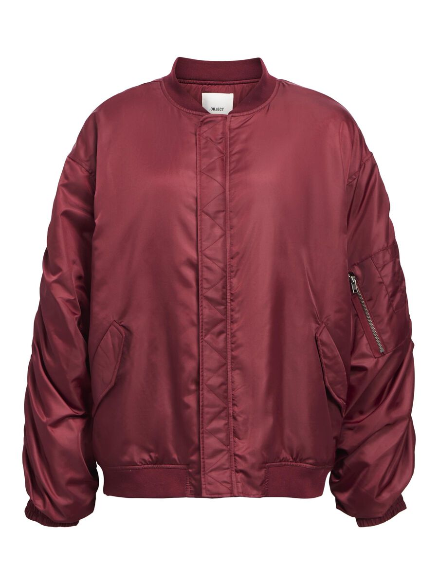 OBJECT OVERSIZED BOMBER JACKET, Cabernet, highres - 23043258_Cabernet_001.jpg
