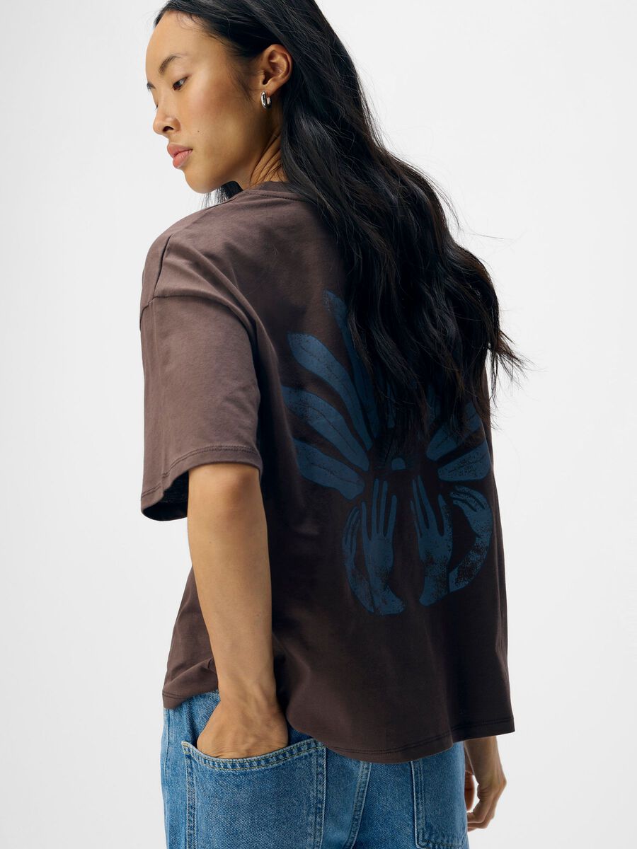 Carousel image - OVERSIZED T-SHIRT, Seal Brown | 6