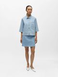 Product image thumbnail - CROPPED DENIM SHIRT, Light Blue Denim | 4