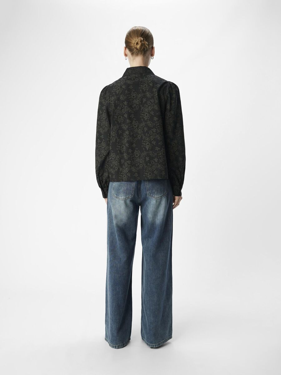 OBJECT BRODERIE ANGLAISE OVERHEMD, Black, highres - 23046861_Black_004.jpg