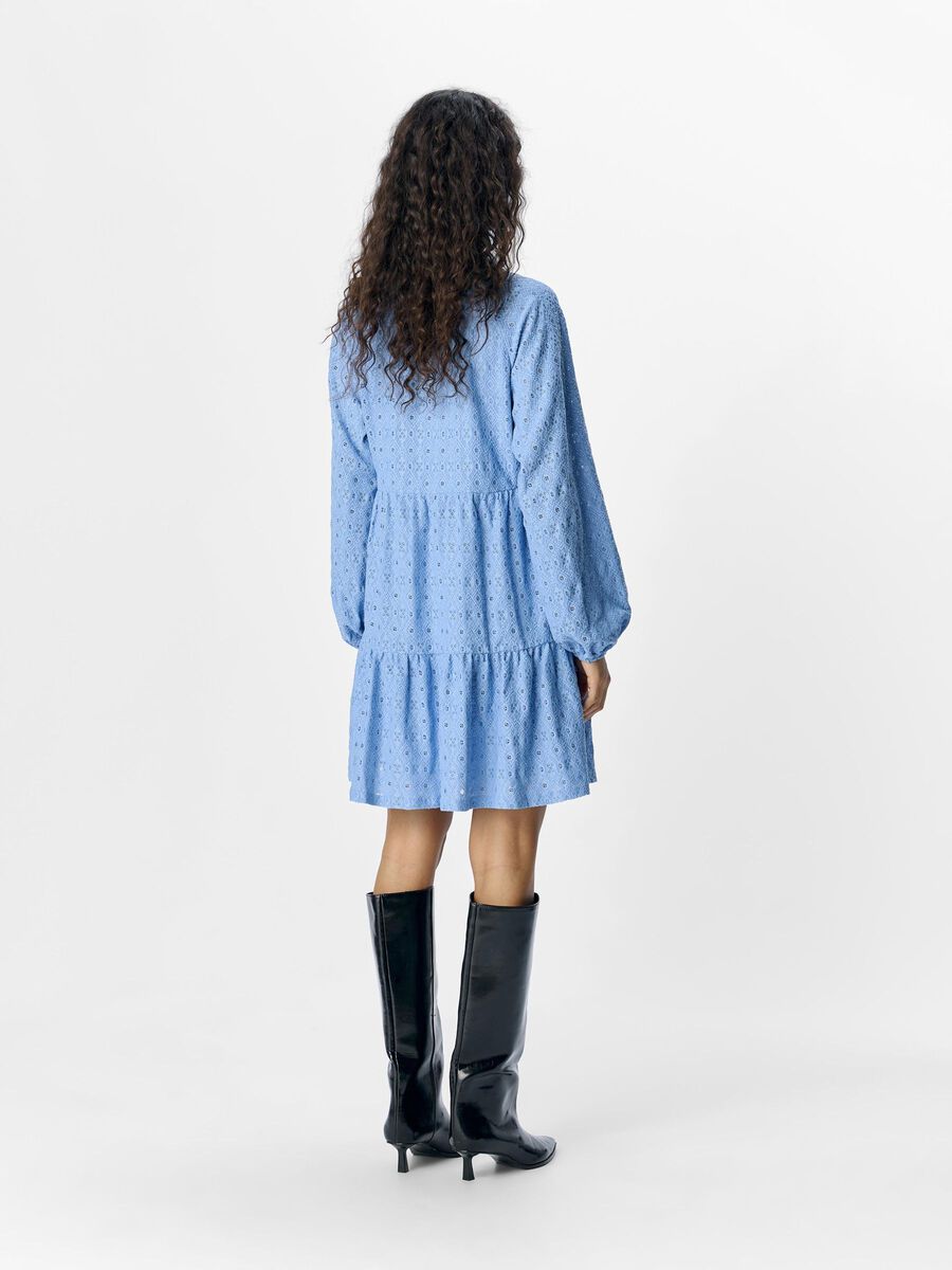 OBJECT SPETSPRYDD KORT KLÄNNING, Cornflower Blue, highres - 23046509_CornflowerBlue_004.jpg