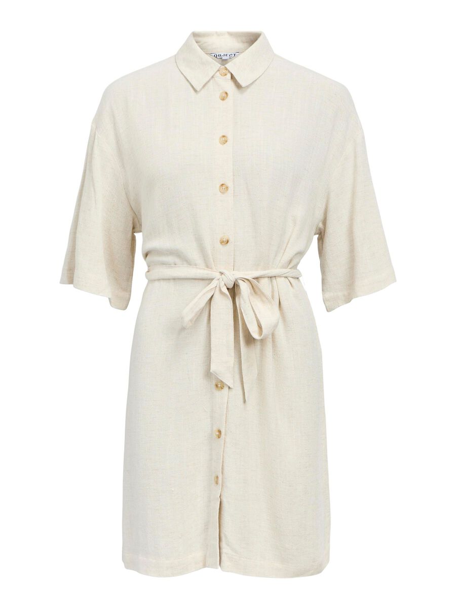 Carousel image - G&Uuml;RTEL HEMD MIDIKLEID, Sandshell | 1