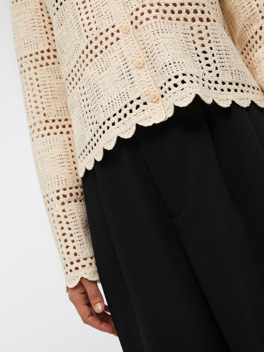 Carousel image - KNITTED CARDIGAN, Sandshell | 6