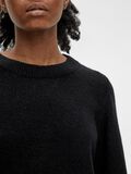 Object Collectors Item BALLOON SLEEVED KNITTED PULLOVER, Black, highres - 23027064_Black_006.jpg