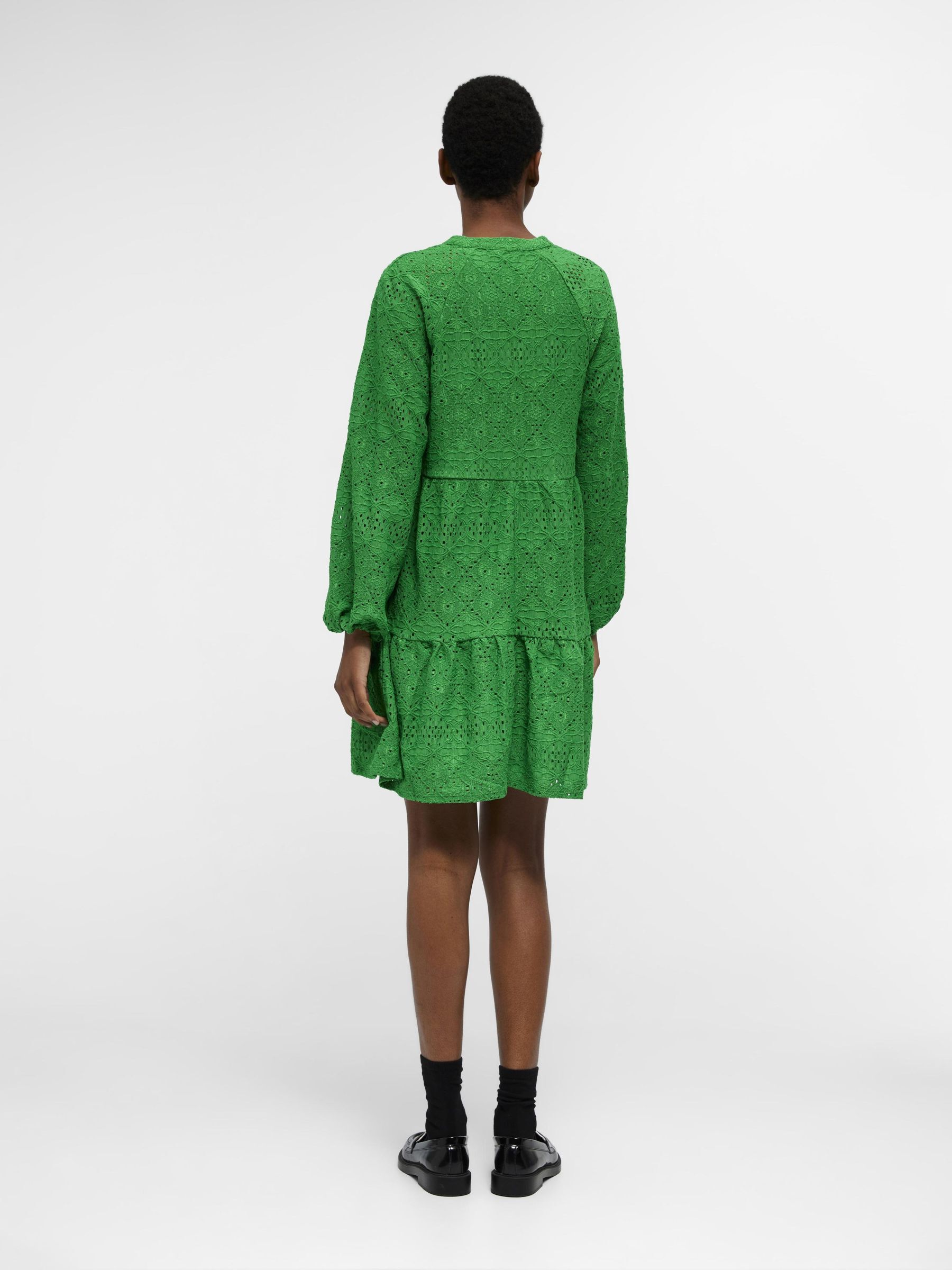 Missguided green lace outlet dress
