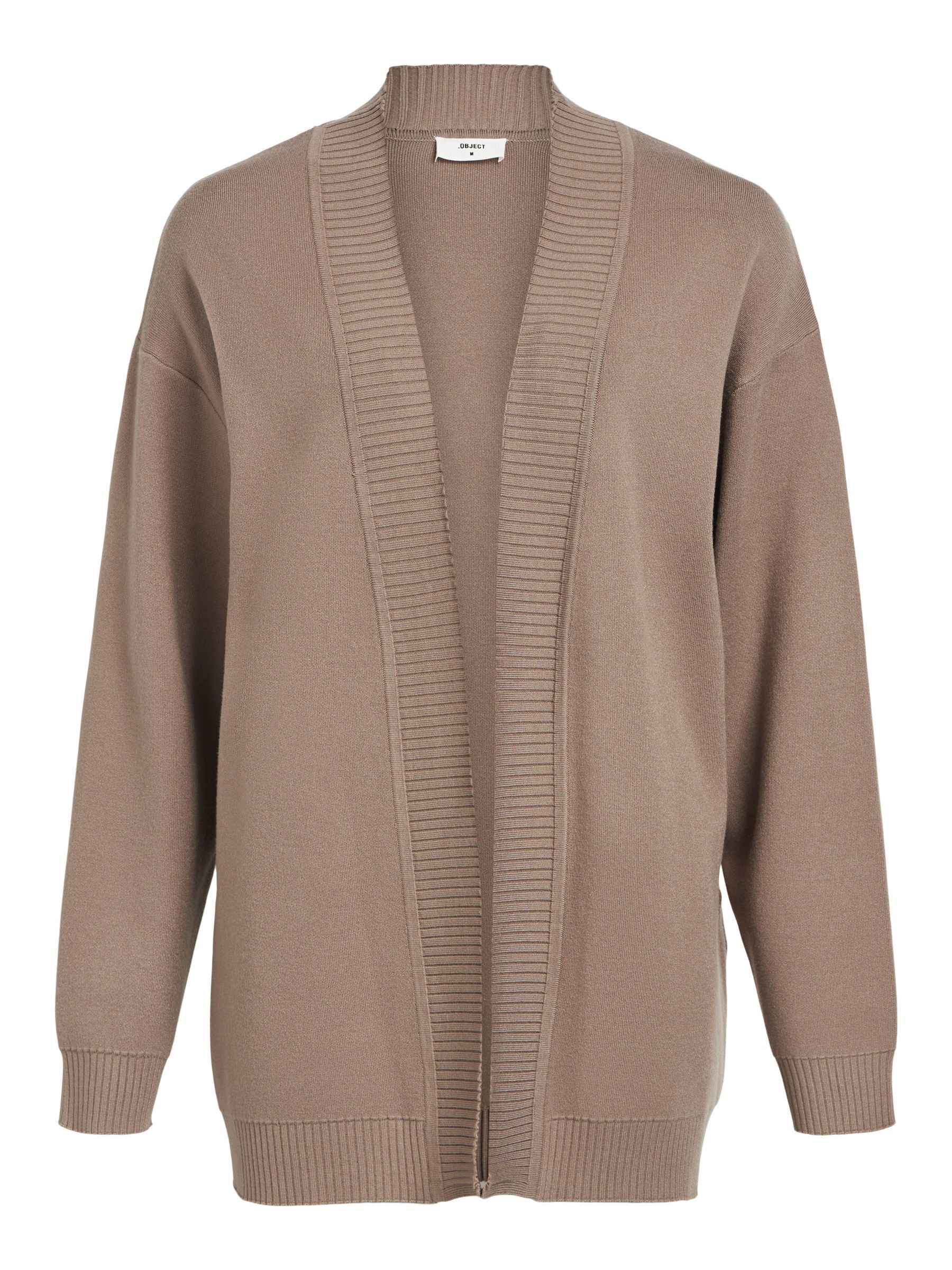 OPEN FRONT CARDIGAN Brown .OBJECT CI France