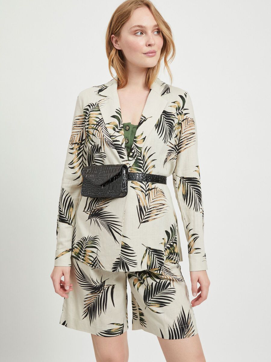 Carousel image - CROCODILE PRINTED BELT BAG, Black | 6