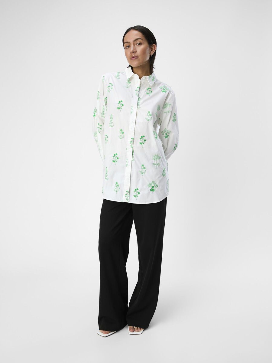 Carousel image - EMBROIDERED SHIRT, White | 4