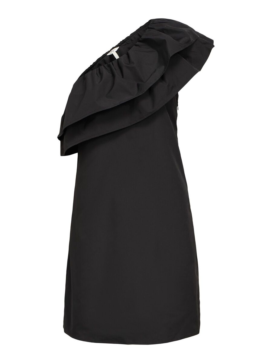 OBJECT ONE-SHOULDER MINIKLEID, Black, highres - 23047937_Black_001.jpg