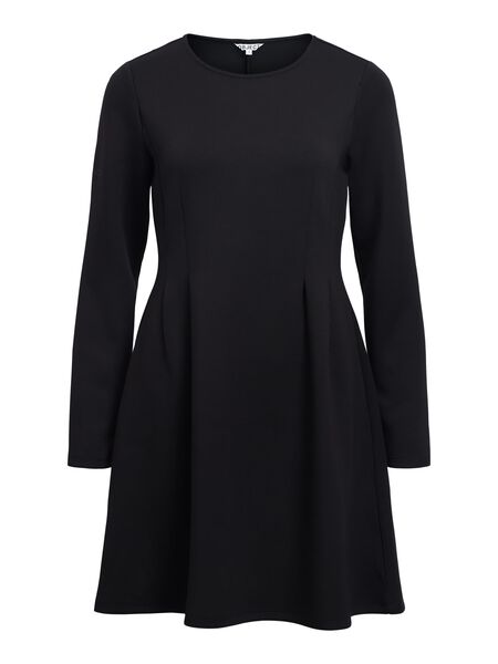 OBJECT LONG SLEEVED MINI DRESS, Black, highres - 23049100_Black_001.jpg