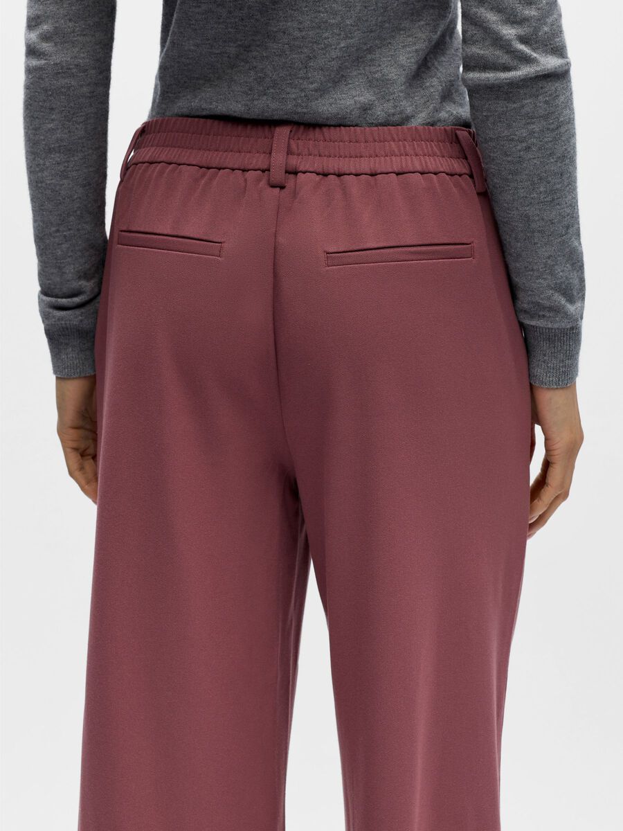 Carousel image - OBJLISA TROUSERS, Rose Brown | 5