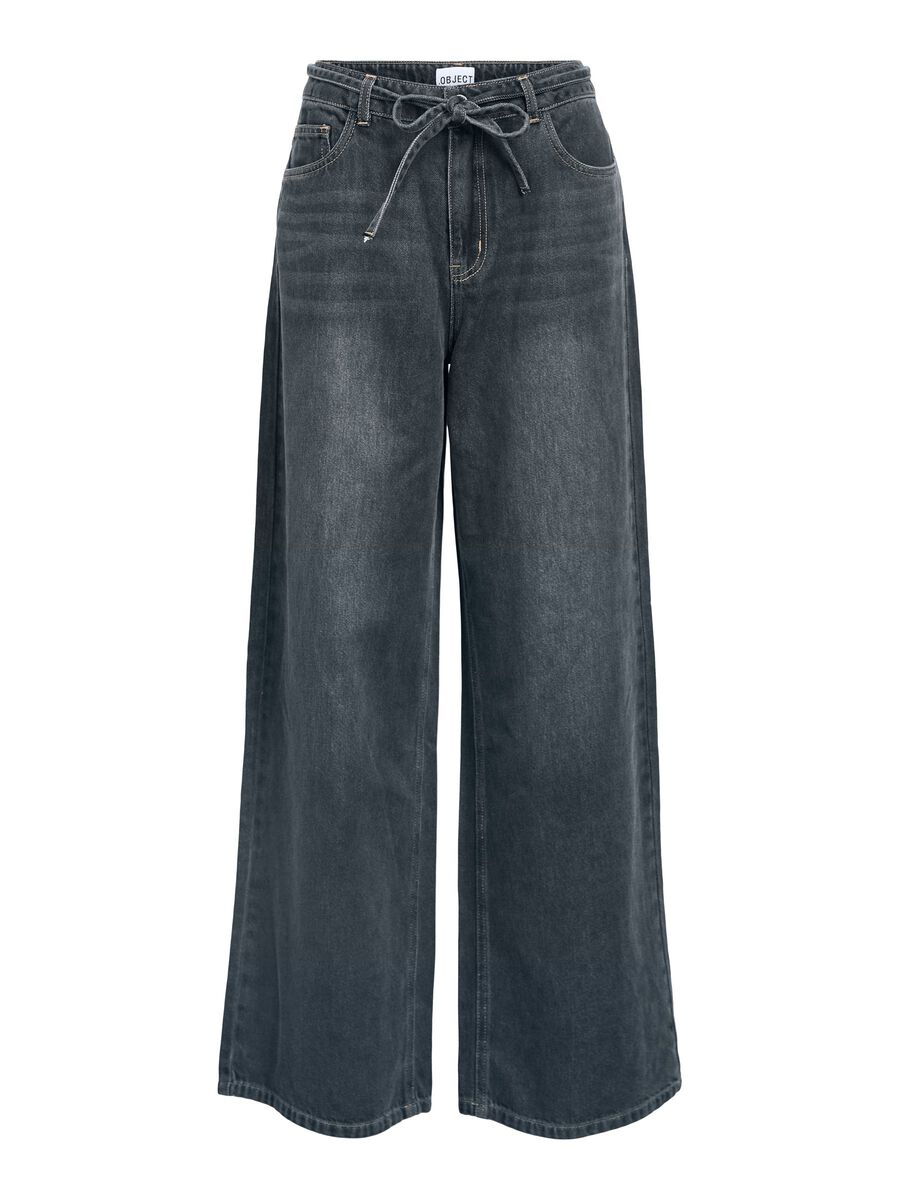 Product carousel image - KNYTBAND I MIDJAN JEANS MED VIDA BEN, Medium Grey Denim | 2