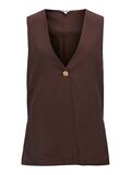 Product image thumbnail - SUR MESURE GILET, Seal Brown | 1