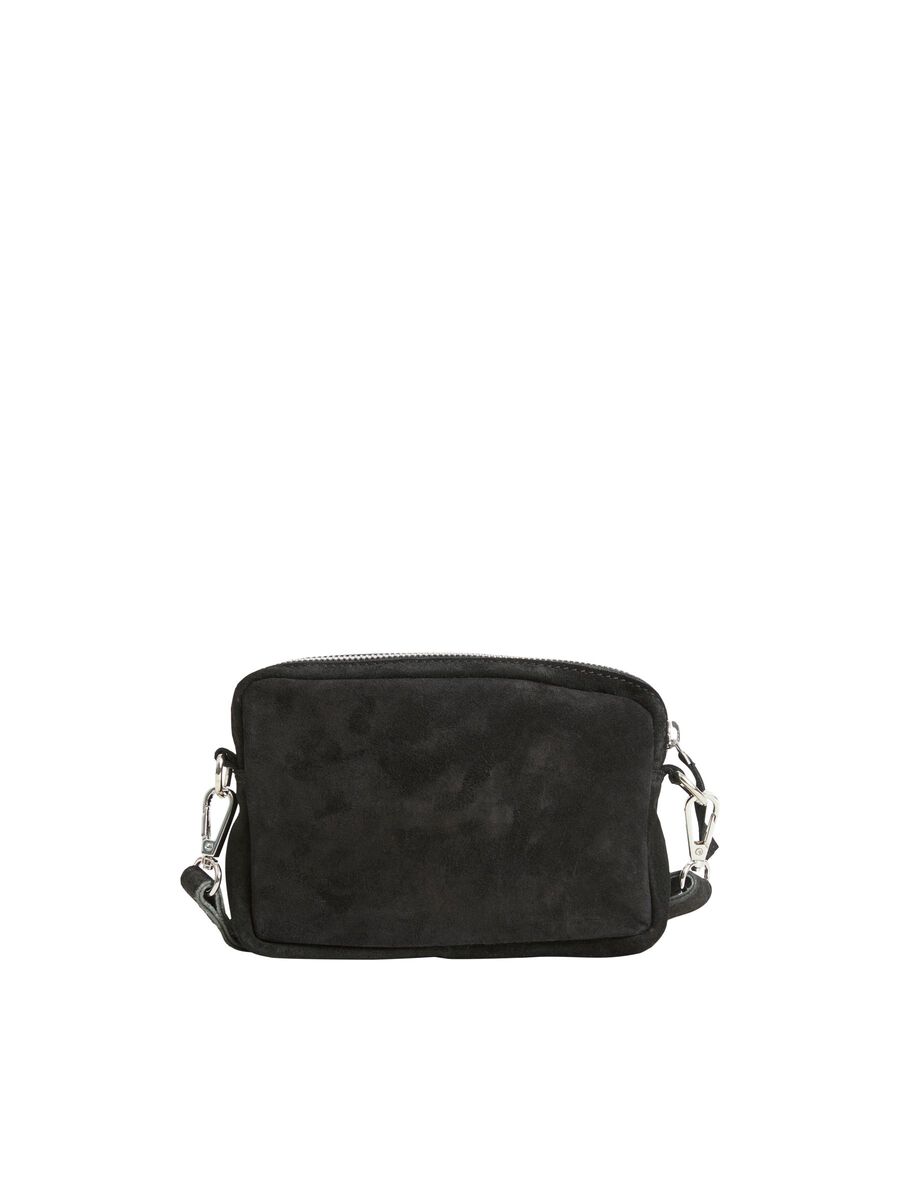 Carousel image - SUEDE CROSSBODY BAG, Black | 2