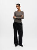 Product image thumbnail - LONG SLEEVED TOP, Morel | 4