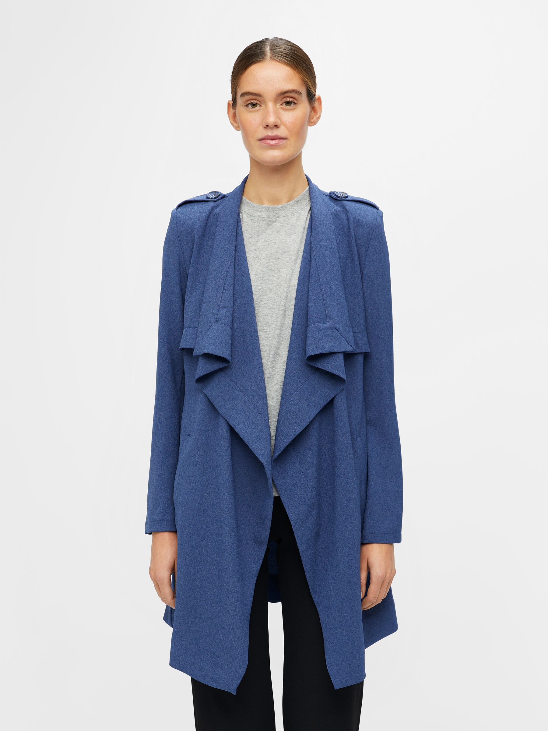OBJANNLEE SHORT JACKET Blue .OBJECT CI Austria