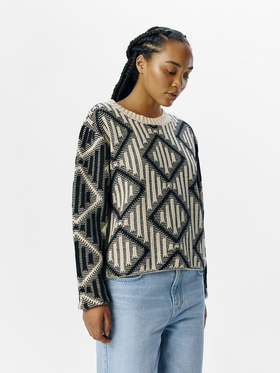 OBJECT DETAILED KNITTED PULLOVER, Sandshell, highres - 23046053_Sandshell_1168079_003.jpg
