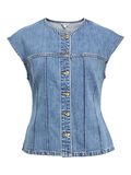 OBJECT FITTED JEANSWESTE, Medium Blue Denim, highres - 23047246_MediumBlueDenim_001.jpg