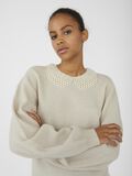 Object Collectors Item BALLOON SLEEVED KNITTED PULLOVER, Silver Gray, highres - 23027064_SilverGray_910892_006.jpg