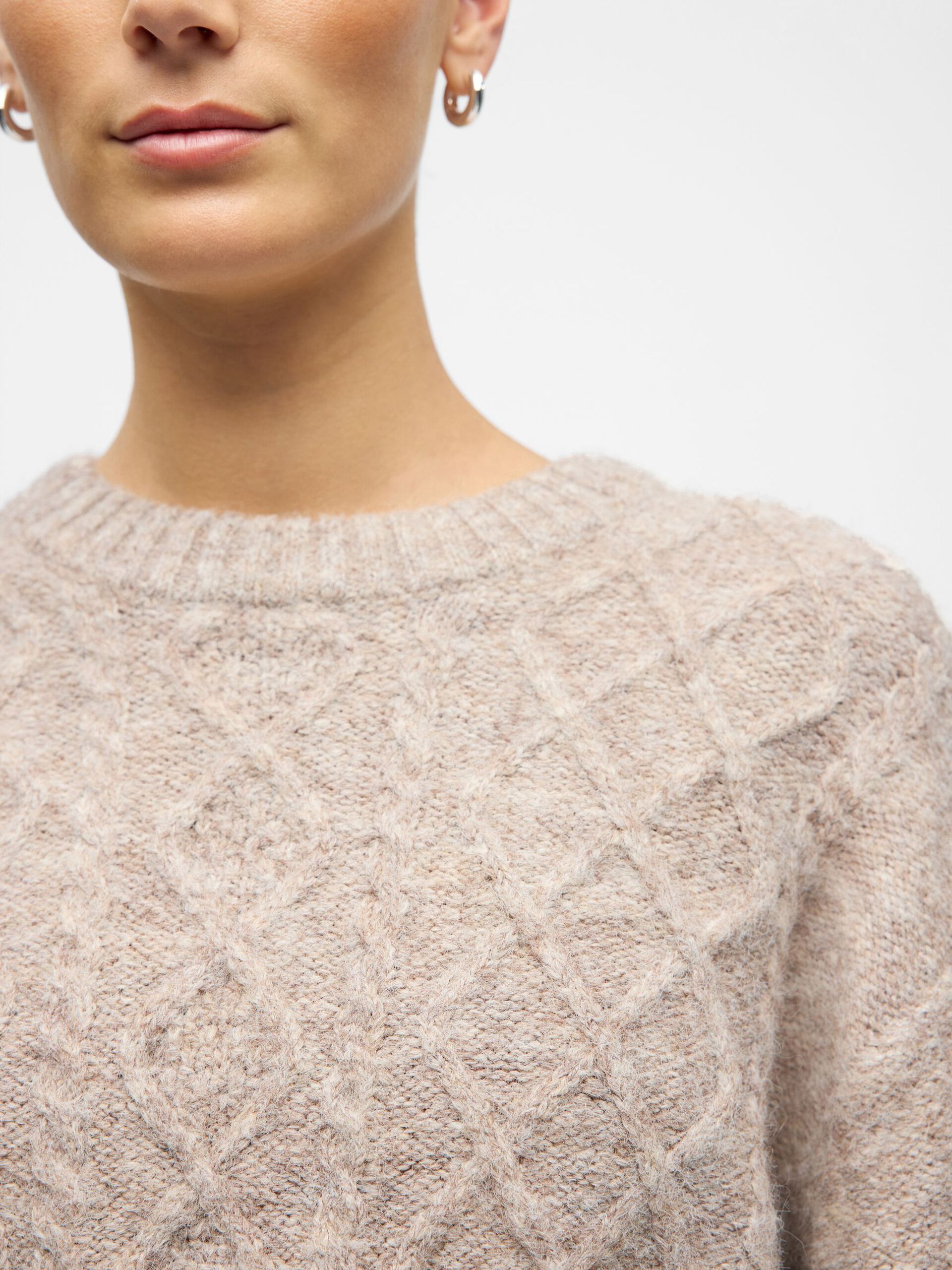 Carousel image - EN MAILLE PULLOVER, Humus | 5