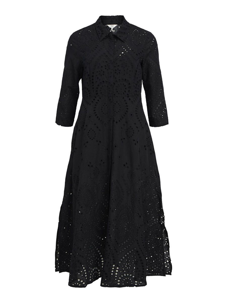 Anagram tank dress in cotton Black - LOEWE