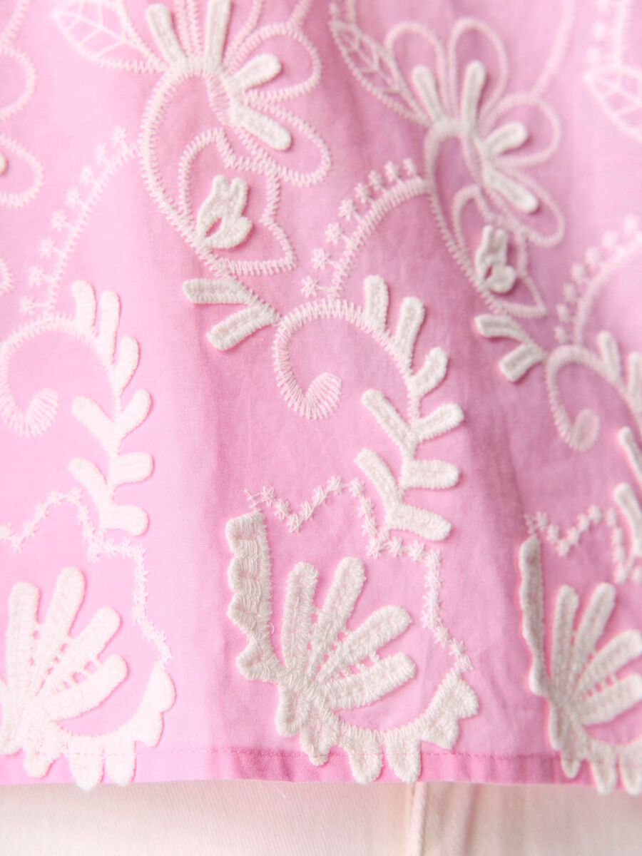 Carousel image - AVEC BRODERIE BLOUSE, Pink Frosting | 5