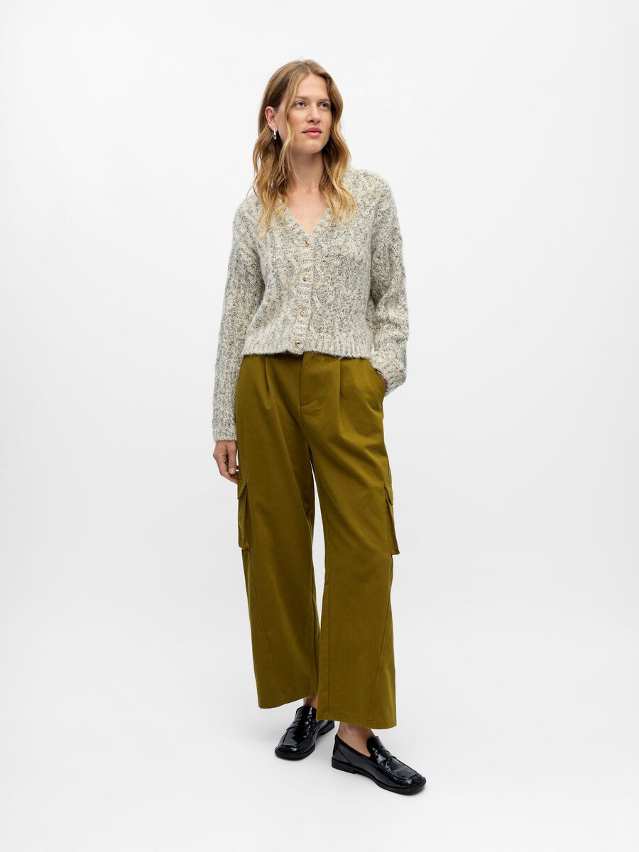 Product carousel image - KNITTED CARDIGAN, White Sand | 5